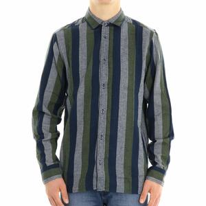 CAMICIA RIGHE BLU